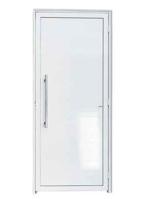 Porta Lambri Puxador Alumnio Branco Esquerda 210x90x4,6cm Super 25