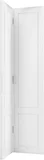 Kit Porta Camarão Frisada Ferragens Madeira Colmeia Fundo Primer Branco 210x70x3,5cm Duo Classica