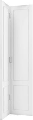 Kit Porta Camaro Frisada Ferragens Madeira Colmeia Fundo Primer Branco 210x62x3,5cm Duo Classica