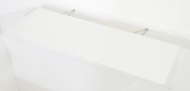 Prateleira com Suporte 20x120x1,5cm Branco
