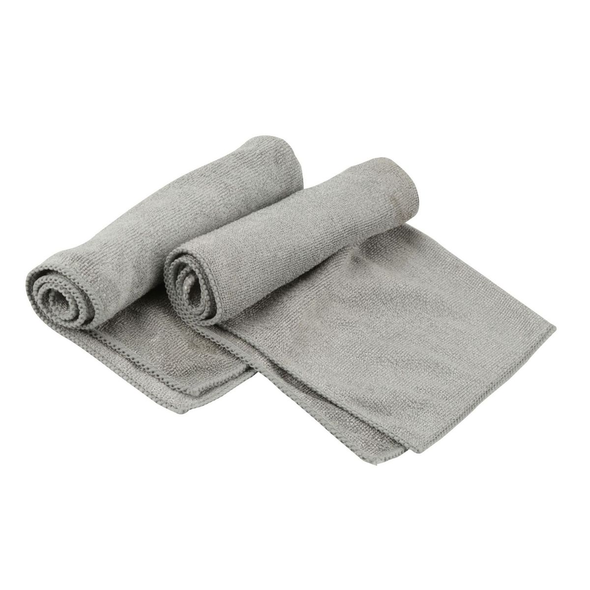Kit de 2 Panos em Microfibra 35x35cm Cinza, marca Kleine Wolke - Foto Principal