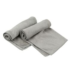 Kit de 2 Panos em Microfibra 35x35cm Cinza