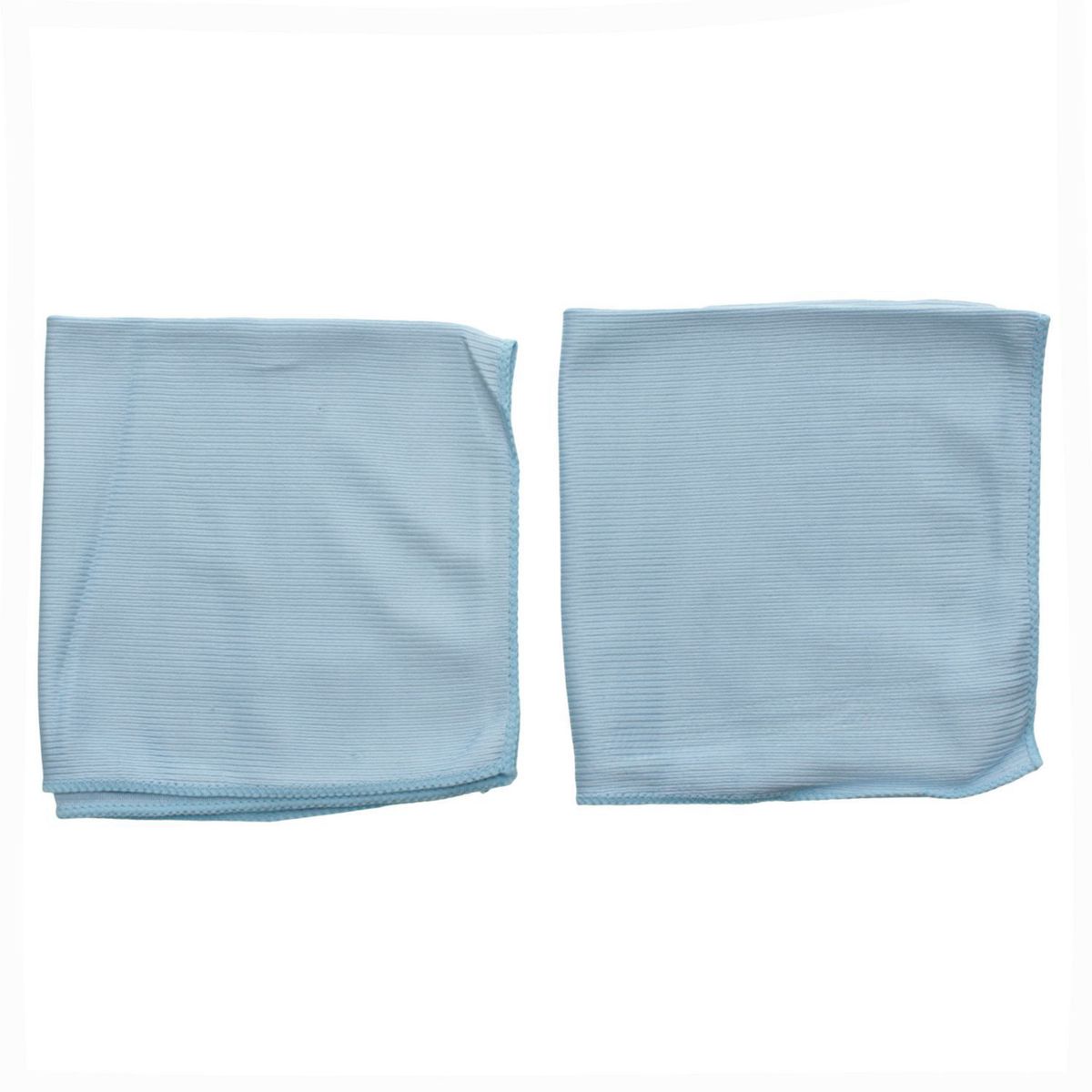 Kit de 2 Panos em Microfibra para Vidro 35x35cm Celeste, marca Kleine Wolke - Foto Principal