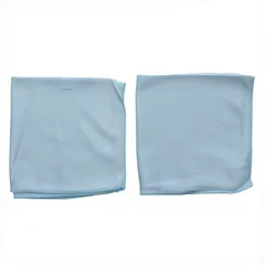 Kit de 2 Panos em Microfibra para Vidro 35x35cm Celeste