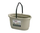 Balde Oval 19L Cinza