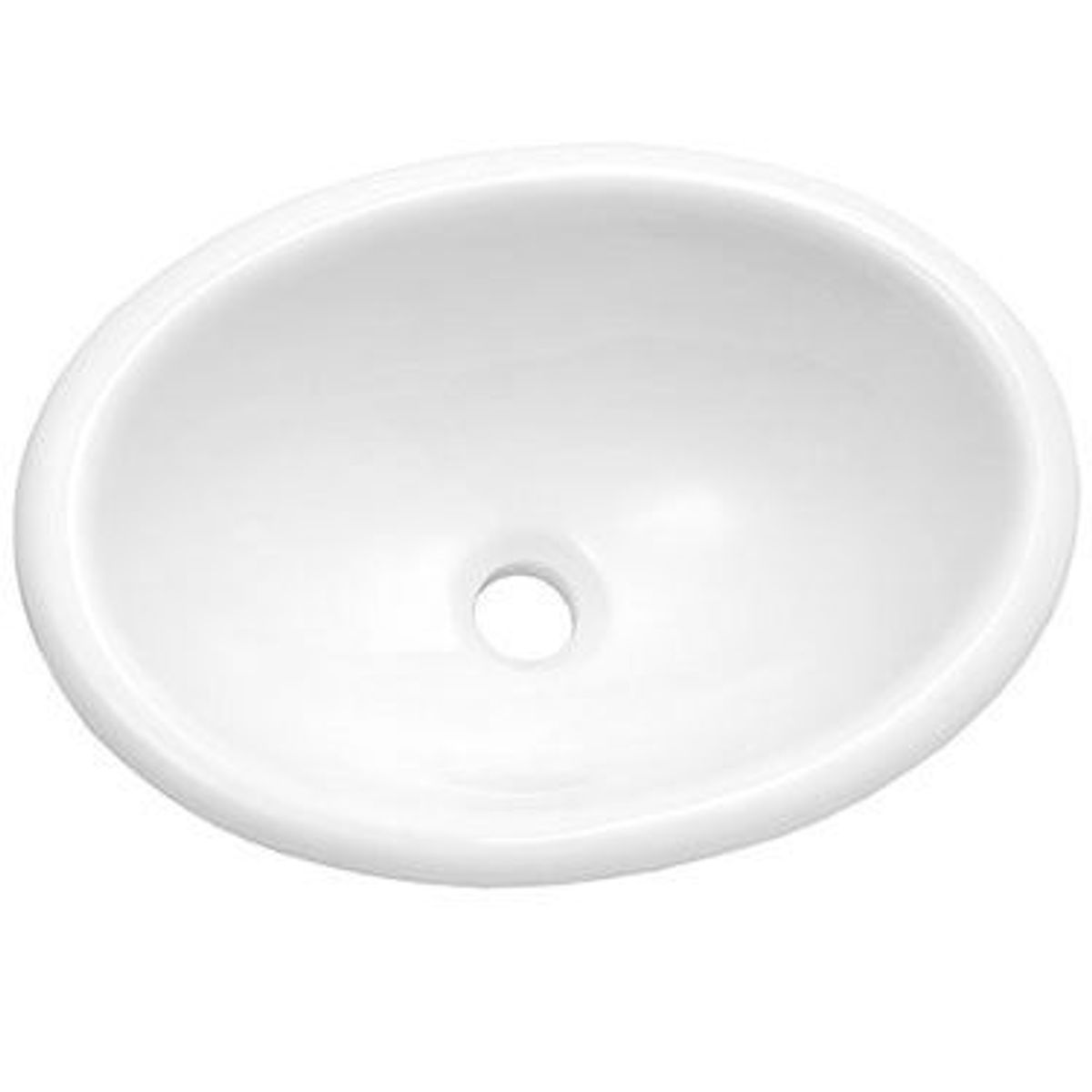 Cuba de Sobrepor Oval 44,5x32,5cm Branca Icasa, marca Icasa - Foto Principal