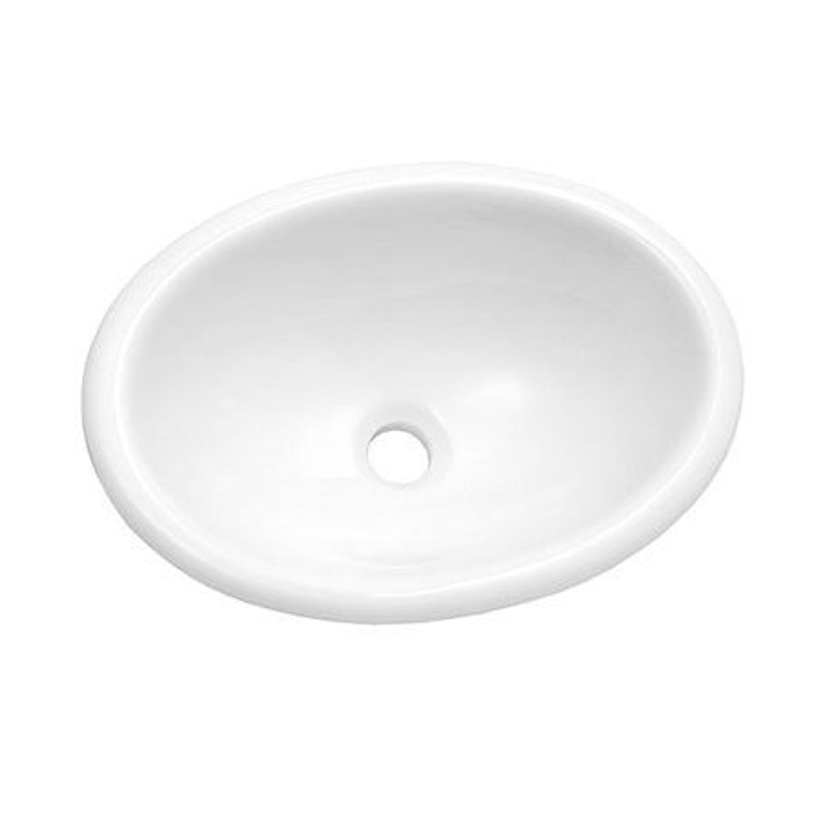 Cuba de Sobrepor Oval 44,5x32,5cm Branca Icasa, marca Icasa - Foto Principal