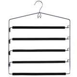 Cabide 4 Barras Metal Preto
