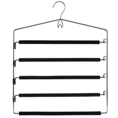 Cabide 4 Barras Metal Preto