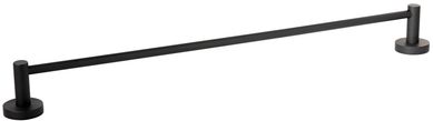 Toalheiro Barra Tunes, Negro Cromado, 60cm