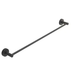 Toalheiro Barra Tunes, Negro Cromado, 60cm