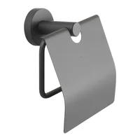 Papeleira com Tampa Tunes, Negro Cromado