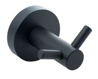 Cabide Duplo Tunes, Negro Cromado