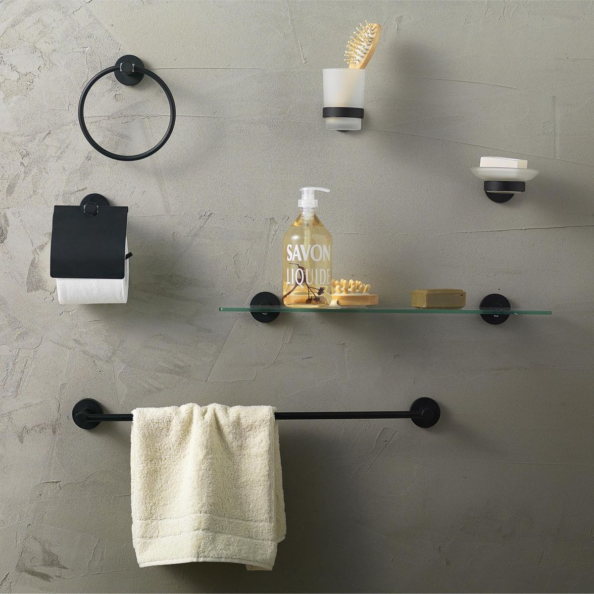 Saboneteira Tunes, Negro Cromado, marca Dacqua - Foto 2