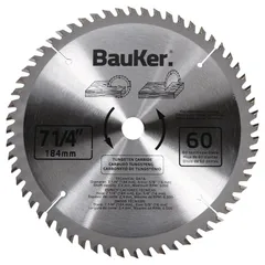 Lâmina de Serra Circular 7,1/4' com 60 Dentes Madeira