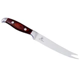 Faca para Queijo 5,5" Cabo de Madeira Vermelho