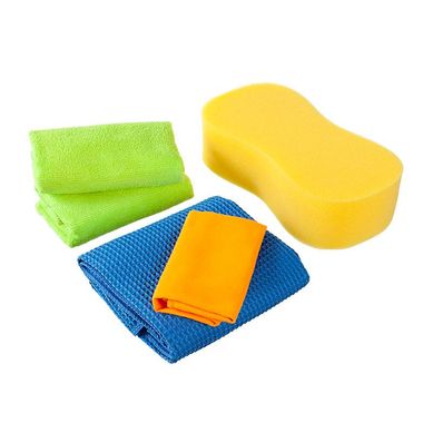 Kit Limpeza 5 peas Auto Style Multicolorido