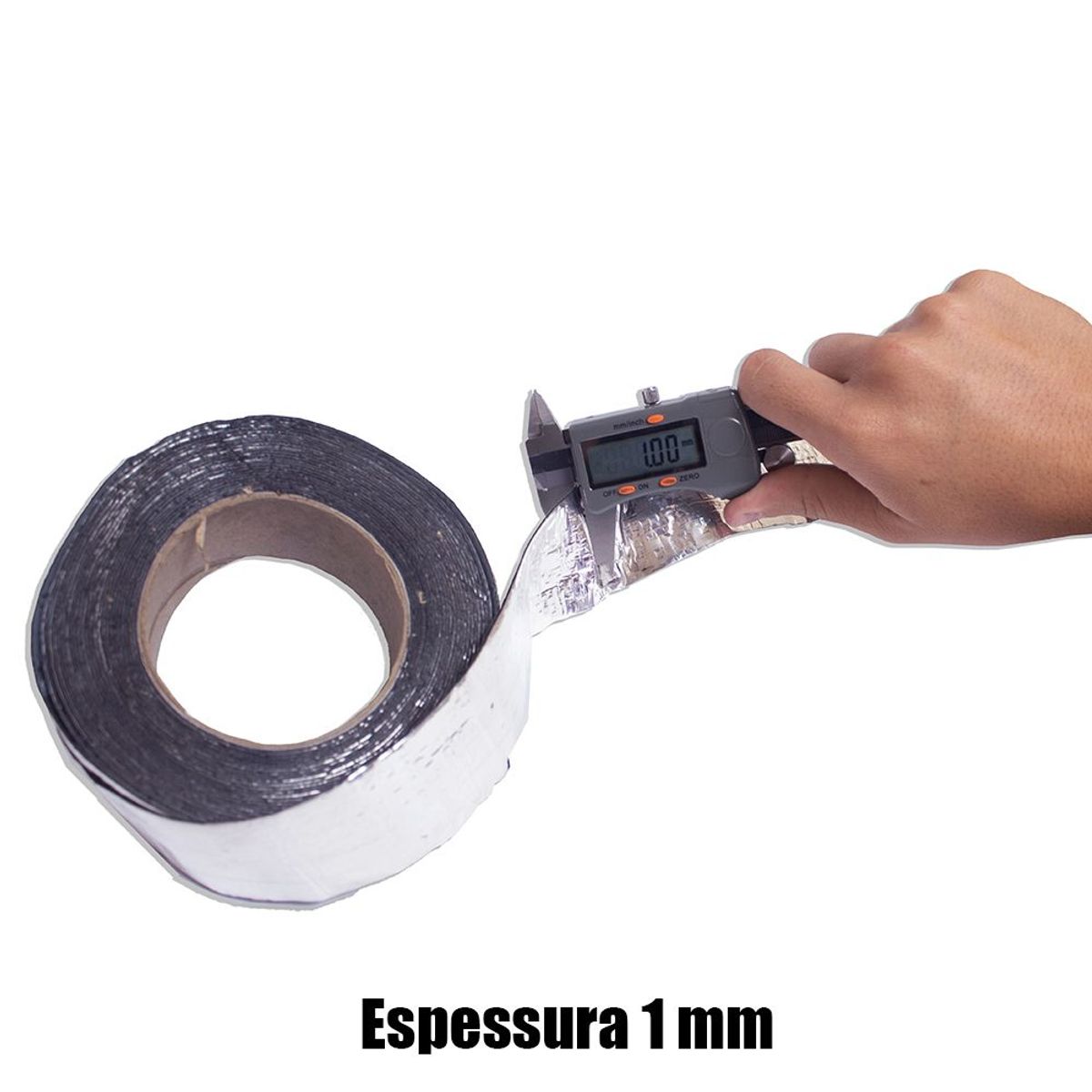 Fita Aluminizada 5cmx10m,aluminio,calhaforte, marca Calhaforte - Foto 2