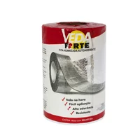 Fita Aluminizada 20cm X 10m,aluminio,calhaforte