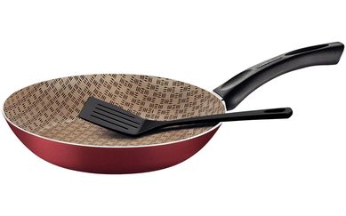 Frigideira de Alumnio Paris 30cm Vermelho