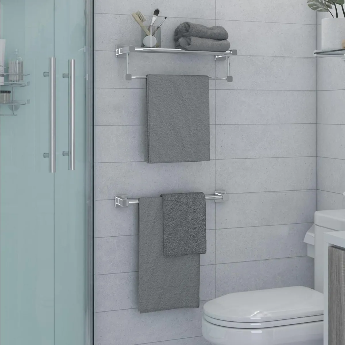 Toalheiro Barra 46cm Malta Sensi Dacqua, marca Sensi Dacqua - Foto 2