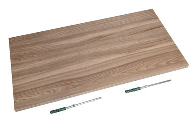 Prateleira com Suporte 25x90cm Carvalho Smoked