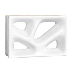 Tijolo Vazado Esmaltado Rama 23x16,8cm Branco