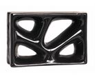 Tijolo Vazado Esmaltado Rama 23x16,8cm 25 peças Preto Cerâmica Martins