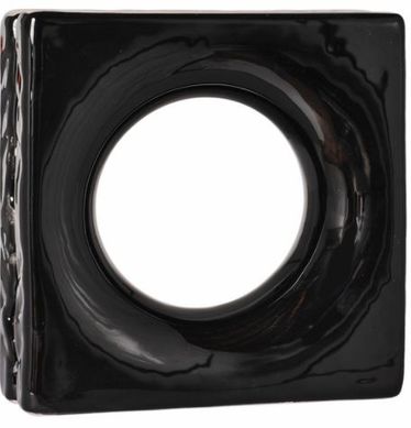 Tijolo Vazado Esmaltado Lua, Preto