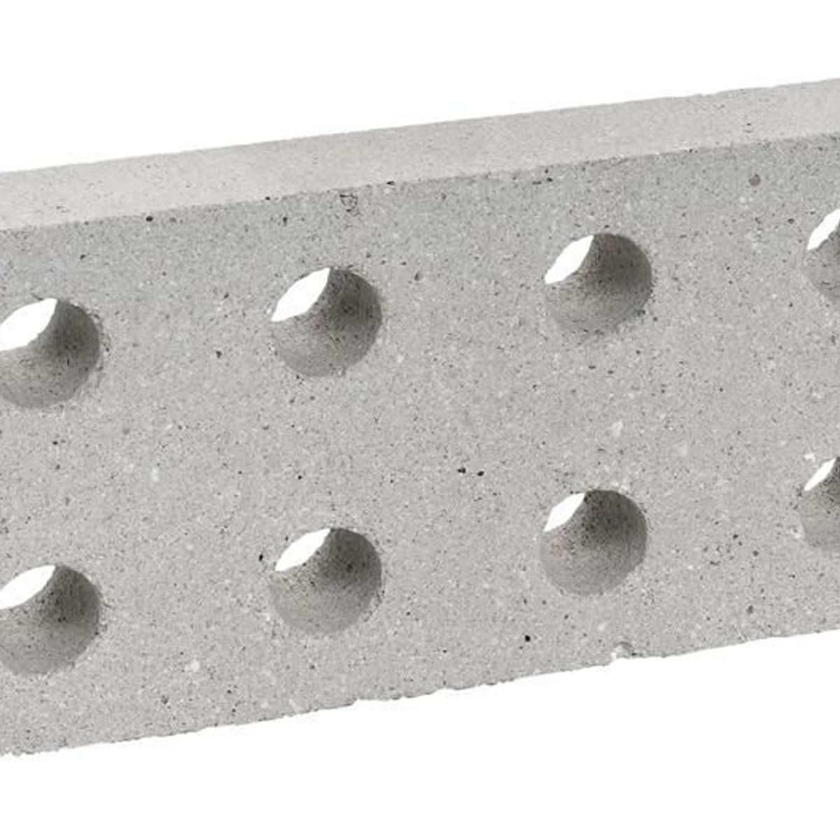Plaqueta Refratária 8 Furos 11,5x23x3,2cm Branco, marca Cerâmica Martins - Foto Principal