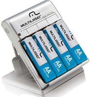 Carregador de Pilhas 4Xaa 12H Branco