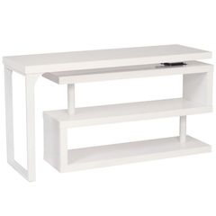 Mesa de Escritório Barcelona Branco 146x78x48cm Just Home Collection