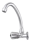 Torneira de Parede para Cozinha Bica Móvel MV133 Super ABS Bica Alta Cromado 1/2X3/4