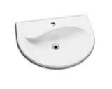 Cuba de Sobrepor Oval Calypso 53,5x44cm Branco