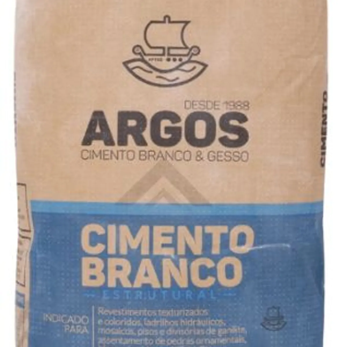 Cimento Branco Estrutural 25kg Argos, marca Argos - Foto Principal