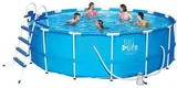 Piscina Est 16000L 220V com Kit, Azul 451x451x122cm Bel Fix