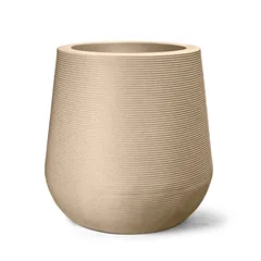 Vaso Redondo Riscatto 34cm Areia Nutriplan