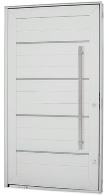 Porta Pivotante e Friso Alumnio Direita 223,5x126,2x12cm Aluminium