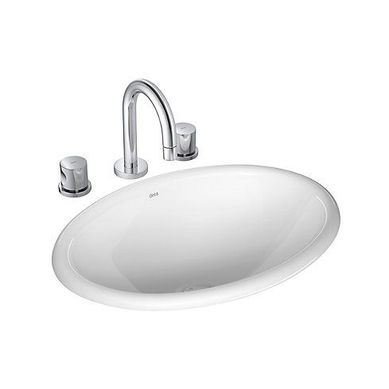 Cuba Sobrepor Oval L65 17 Branco 430x310mm