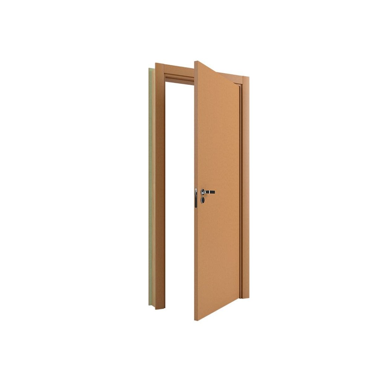 Porta Montada de Giro Lisa Madeira Colmeia Freijó Verniz Esquerda 215x88x14cm Starndard, marca Vert - Foto Principal