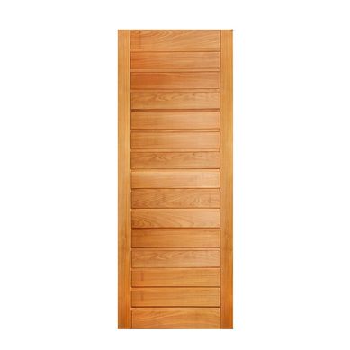 Folha de Porta Madeira Macica Tauari Natural 210x100x3,5cm AD 01
