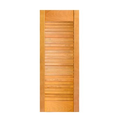 Folha de Porta Madeira Macica Tauari Natural 210x120x3,5cm Suica