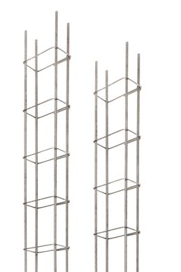 Coluna de Ao 7cm x 20cm x 6m Barra Longitudinal Bitola de 8mm 