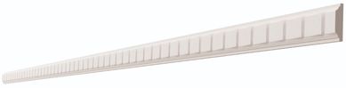 Rodameio Boiserie Moldurado Liso 5x1,3cm Barra 200cm Poliestireno Para Pintura S5
