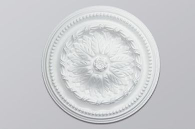 Roseta Moldurado Frisaddo 40x5cm 1 Pea Poliestireno Para Pintura GR40