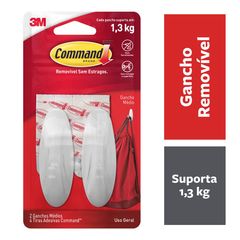 Gancho Command Design Médio 3M