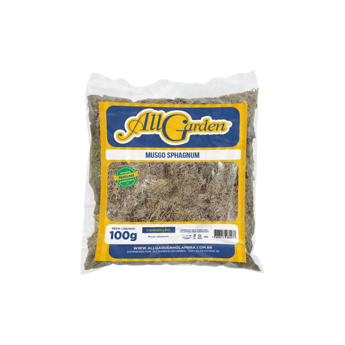 Musgo Sphagnum saco 100g, marca All Garden - Foto Principal