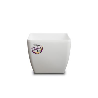 Vaso Oxford 12 Quadrado, Branco