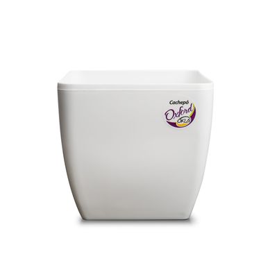 Vaso Oxford 16 Quadrado, Branco