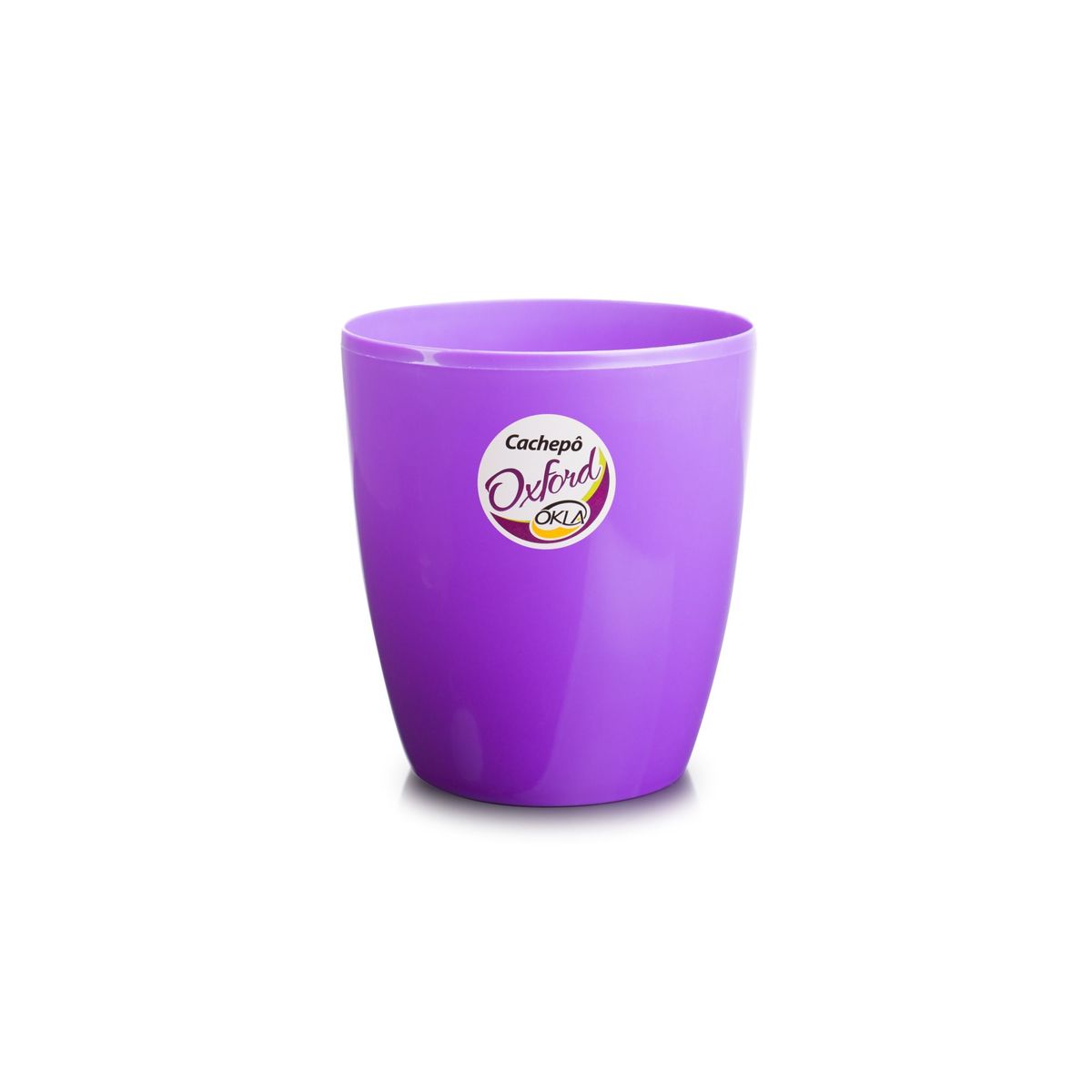 Vaso Oxford 11 Alto 12,6x11,3cm Lilás, marca Fg Import - Foto Principal